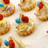 Cabochon Resin Cream Tart