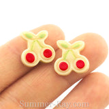 Cabochon Resin Cherry