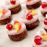 Cabochon Resin Creamy Fruit Cake