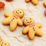 Cabochon Resin Gingerbread Man