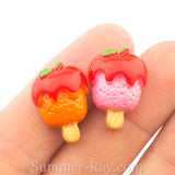 Cabochon Resin Strawberry Sauce Popsicles