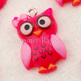 Cabochon Resin Mixed Owl/Ice Cream/Skull Head/Pencil/Bear/Dog/Rubber Duck with Eye Bolt
