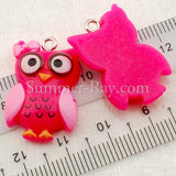 Cabochon Resin Owl with Eye Bolt