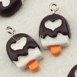 Cabochon Resin Mixed Owl/Ice Cream/Skull Head/Pencil/Bear/Dog/Rubber Duck with Eye Bolt