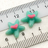Cabochon Resin Starfish with Heart