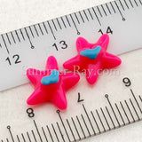 Cabochon Resin Starfish with Heart