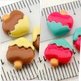 Cabochon Resin Popsicle with Lava Topping