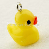 Cabochon Resin Mixed Owl/Ice Cream/Skull Head/Pencil/Bear/Dog/Rubber Duck with Eye Bolt