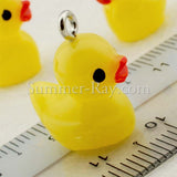 Cabochon Resin Mixed Owl/Ice Cream/Skull Head/Pencil/Bear/Dog/Rubber Duck with Eye Bolt