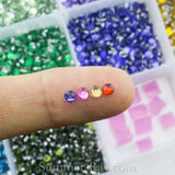 Rhinestones 3mm Mixed Color in Storage Box - 9800 pieces