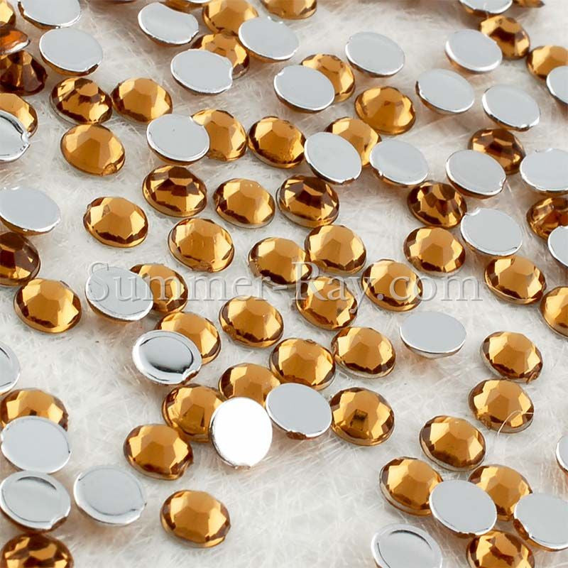  25000Pcs Gold AB Rhinestones, 3mm/4mm/5mm Gold