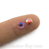 Rhinestones 5mm AB Mixed Color in Storage Box - 3000 pieces