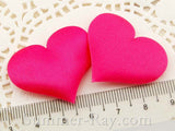 100pcs Satin Hearts