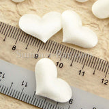 100pcs Satin Hearts
