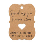 Personalized Sending You S'more Love Favor Tags