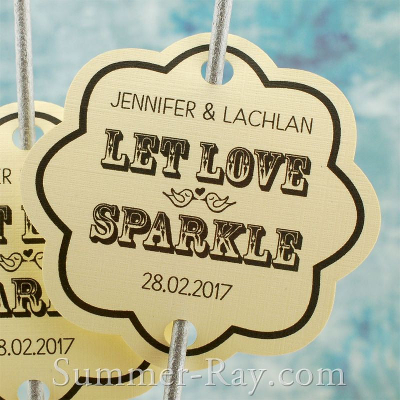 50Pcs Personalized Acrylic Tags Customized Name Tag Cloud Decoration  Wedding Favors for Guests Gift Baptism Birthday