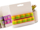 Stitched Ribbons Checked 12mm - 5 yards