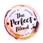 Personalized The Perfect Blend Tea Favors Coffee Favors Wedding Party Thank You Gift Tags