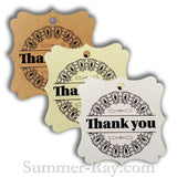 Elegant Square Thank You Gift Tags