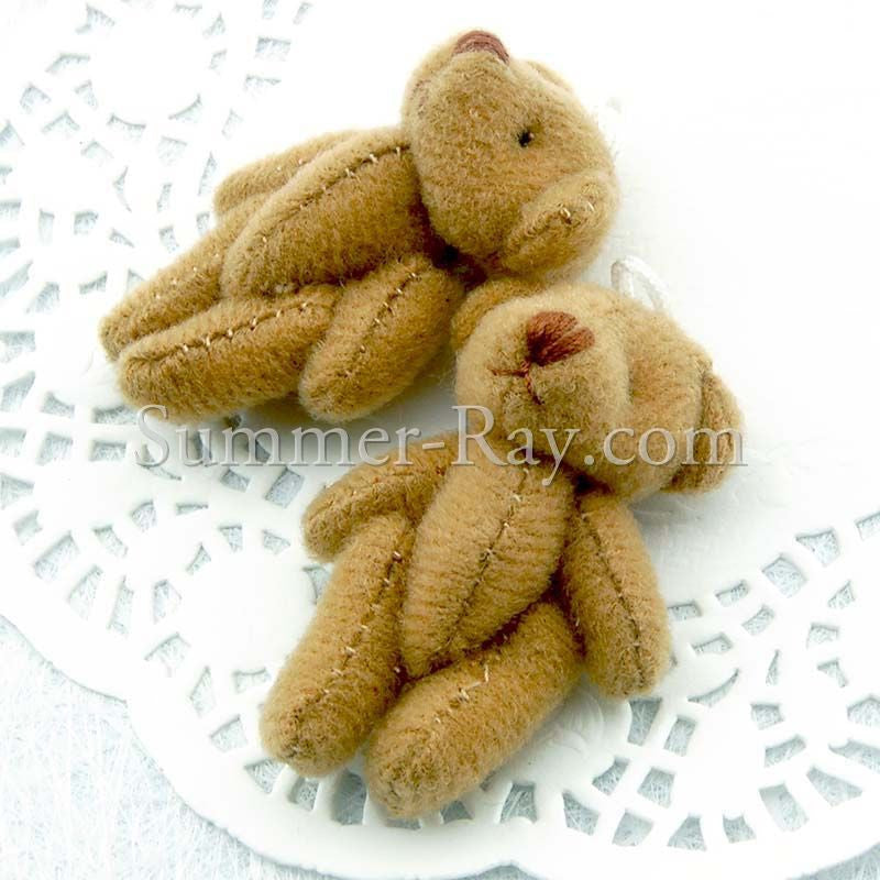 Mini Teddy Bear 40mm - 10 or 50 pieces