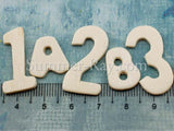 Miniature Wooden Alphabets and Numbers