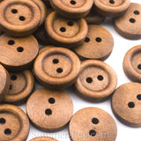 2-Eye Wooden Buttons 10 mm