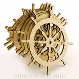Laser Cut Out Wooden Helm