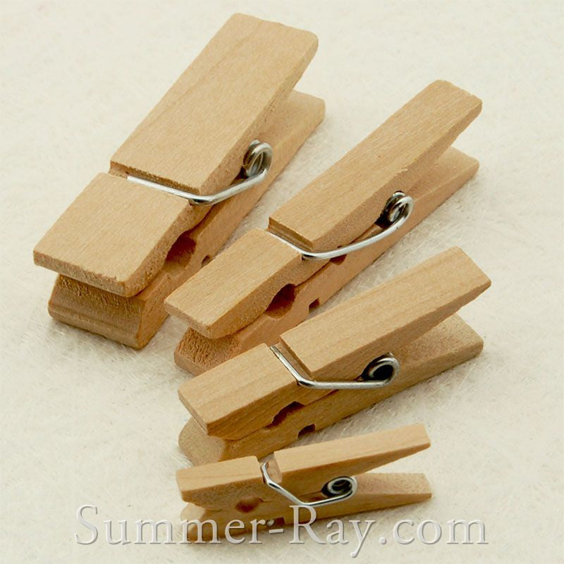 Wooden Peg 25 mm 35 mm 45 mm and 45 mm Jumbo