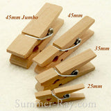 Wooden Peg 25 mm 35 mm 45 mm and 45 mm Jumbo