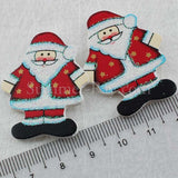 Wooden Santa Claus Embellishment