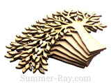 Laser Cut Out Wooden Tree Silhouette