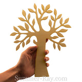 Laser Cut Out Wooden Tree Silhouette