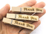 Wooden Peg Laser Engraved for Weddings and Parties