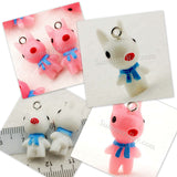 Cabochon Resin Dog with Eye Bolt