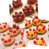 Cabochon Resin Strawberry Cream Cake