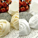 38 mm satin roses