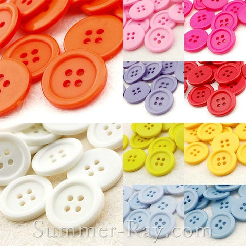 Doll Buttons 20mm (4 eye) - 50 pieces