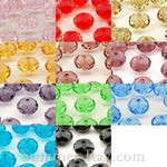 5040 Donut Glass Beads 8mm - 72 pieces