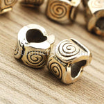 Tibetan Silver Spacer Beads (T1279) - 50 pieces