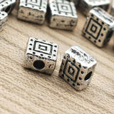 Tibetan Silver Spacer Beads (T1512) - 100 pieces