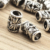 Tibetan Silver Spacer Beads (T261) - 50 pieces