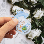 We're Adding S'More Love Baby Pacifier Baby Shower Tags with Rhineston ...