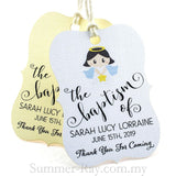 Personalized Little Violin Baptism Gift Tag