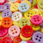 Doll Buttons 9mm (4 eye) - 200 pieces