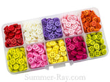 Doll Buttons 7mm (4 eye) in Storage Box - 800 pieces