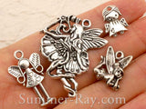 Tibetan Silver Fairy Angel Cupid Charm Pendant Mix