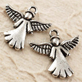 Tibetan Silver Herald Angel Charm Pendant