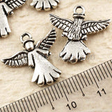Tibetan Silver Herald Angel Charm Pendant