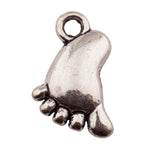 Tibetan Silver Baby Foot Charm Pendant