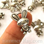 Tibetan Silver Bunny Rabbit Charm Pendant